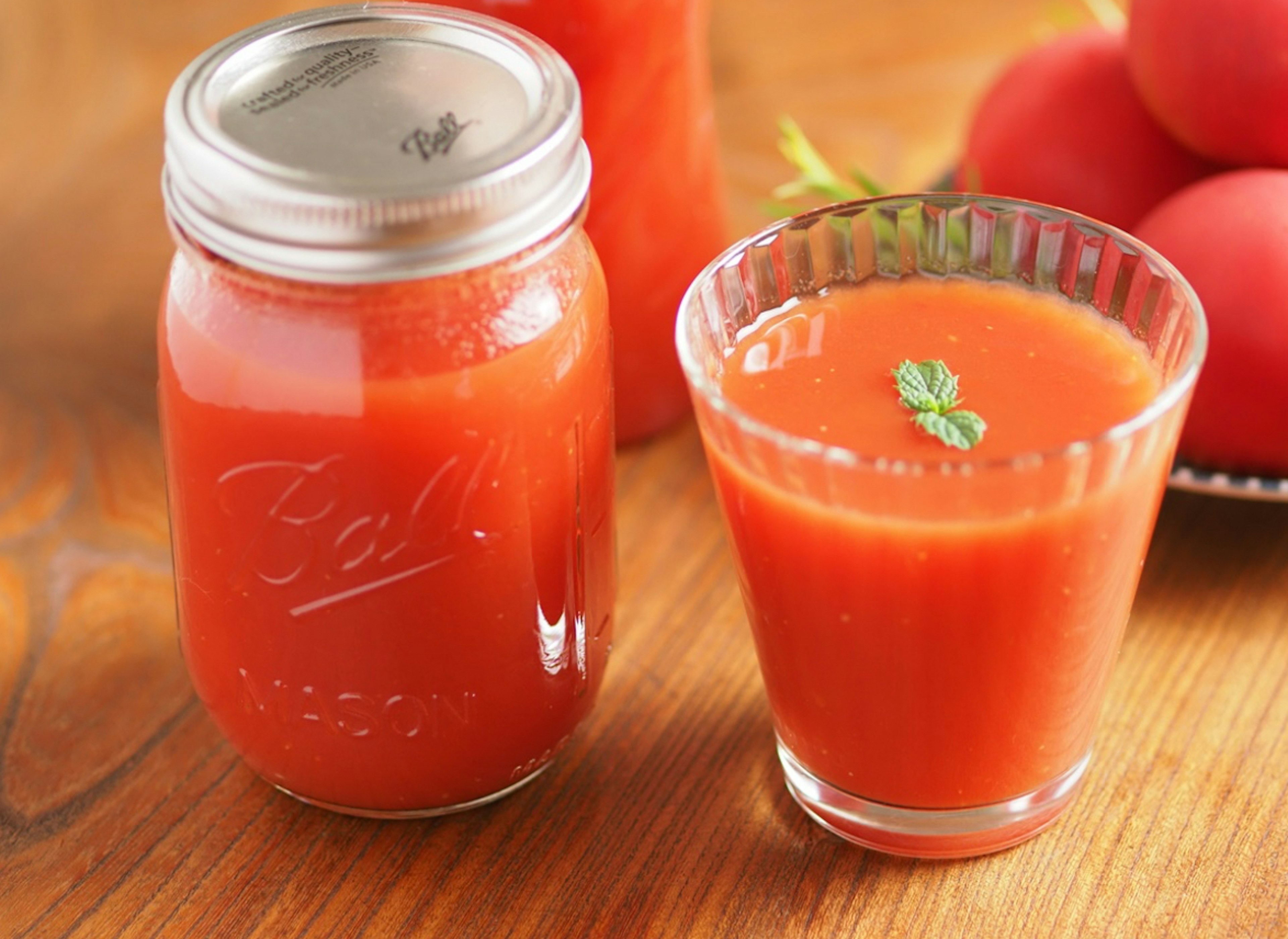 Tomato juice with shochu