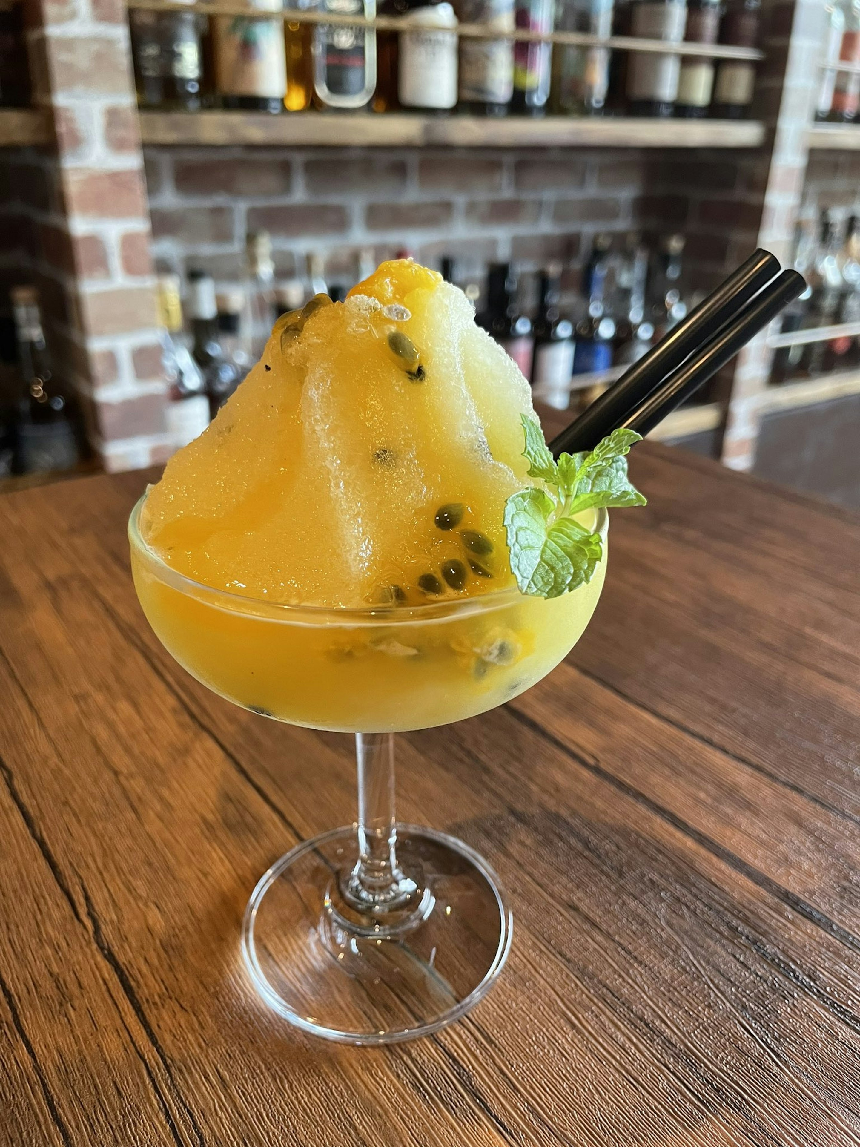 パッションフルーツのフローズンカクテル
