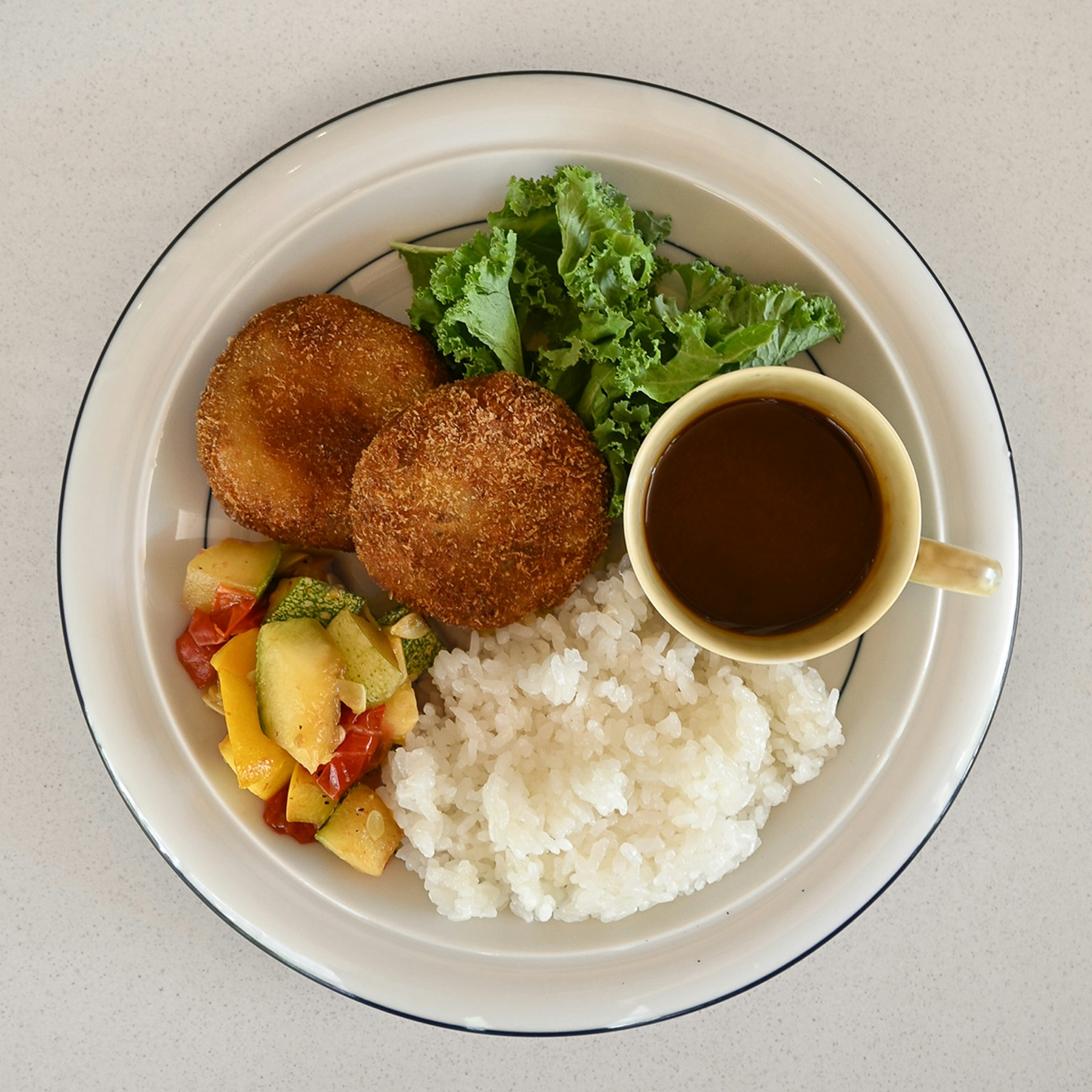 奈良山園の野菜プレート