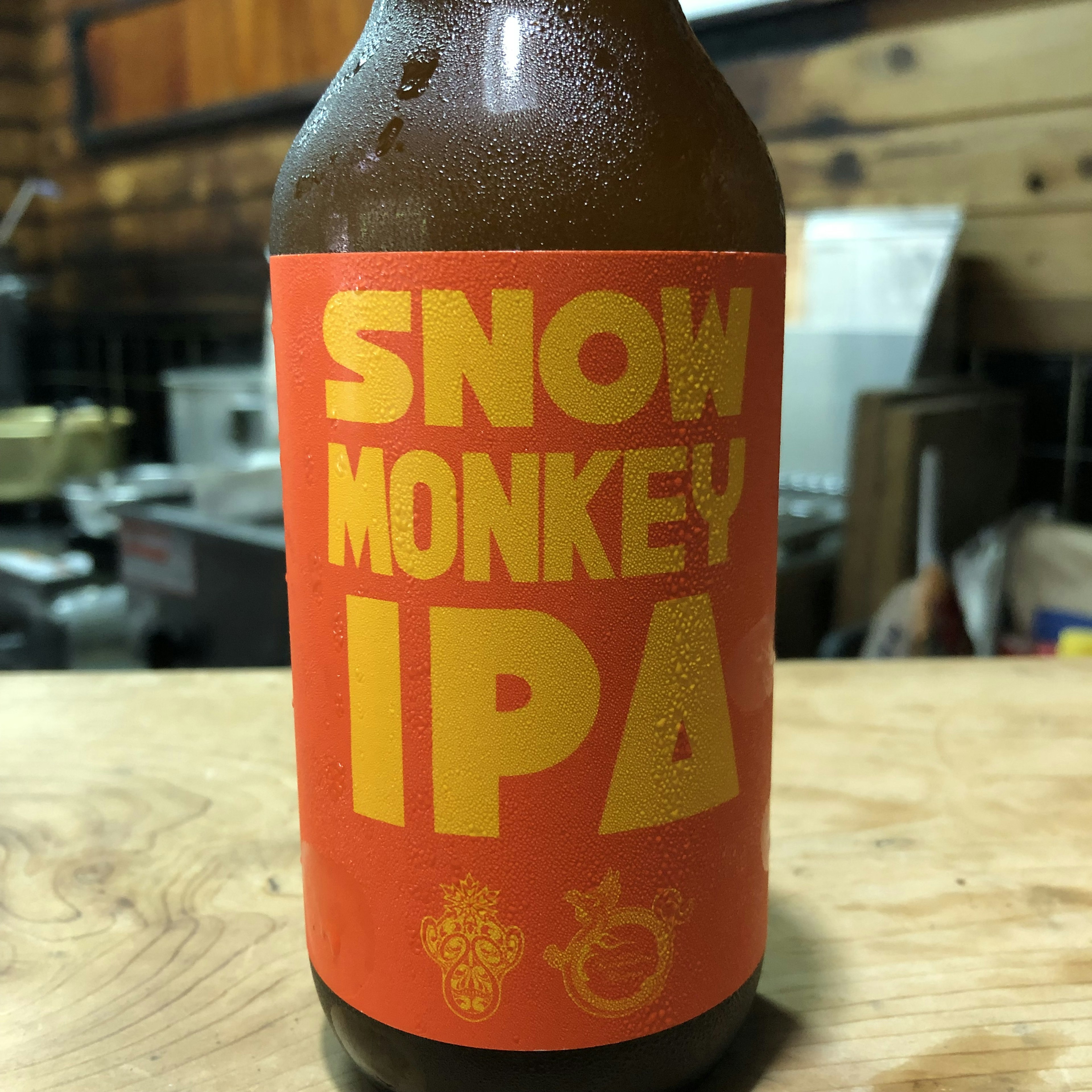 志賀高原ビール SNOW MONKEY IPA オレンジラベル
