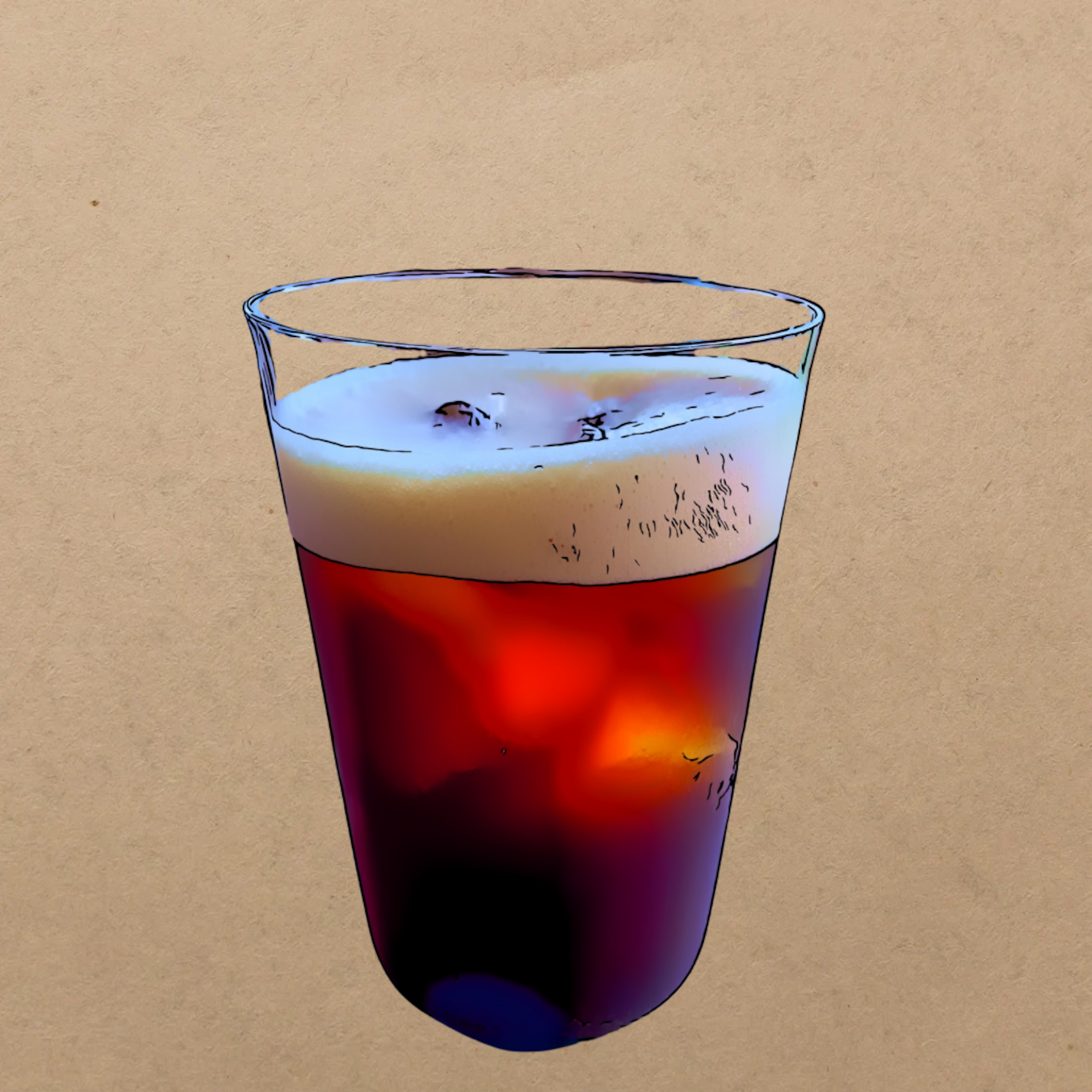 アップルブランデーコーヒートニック