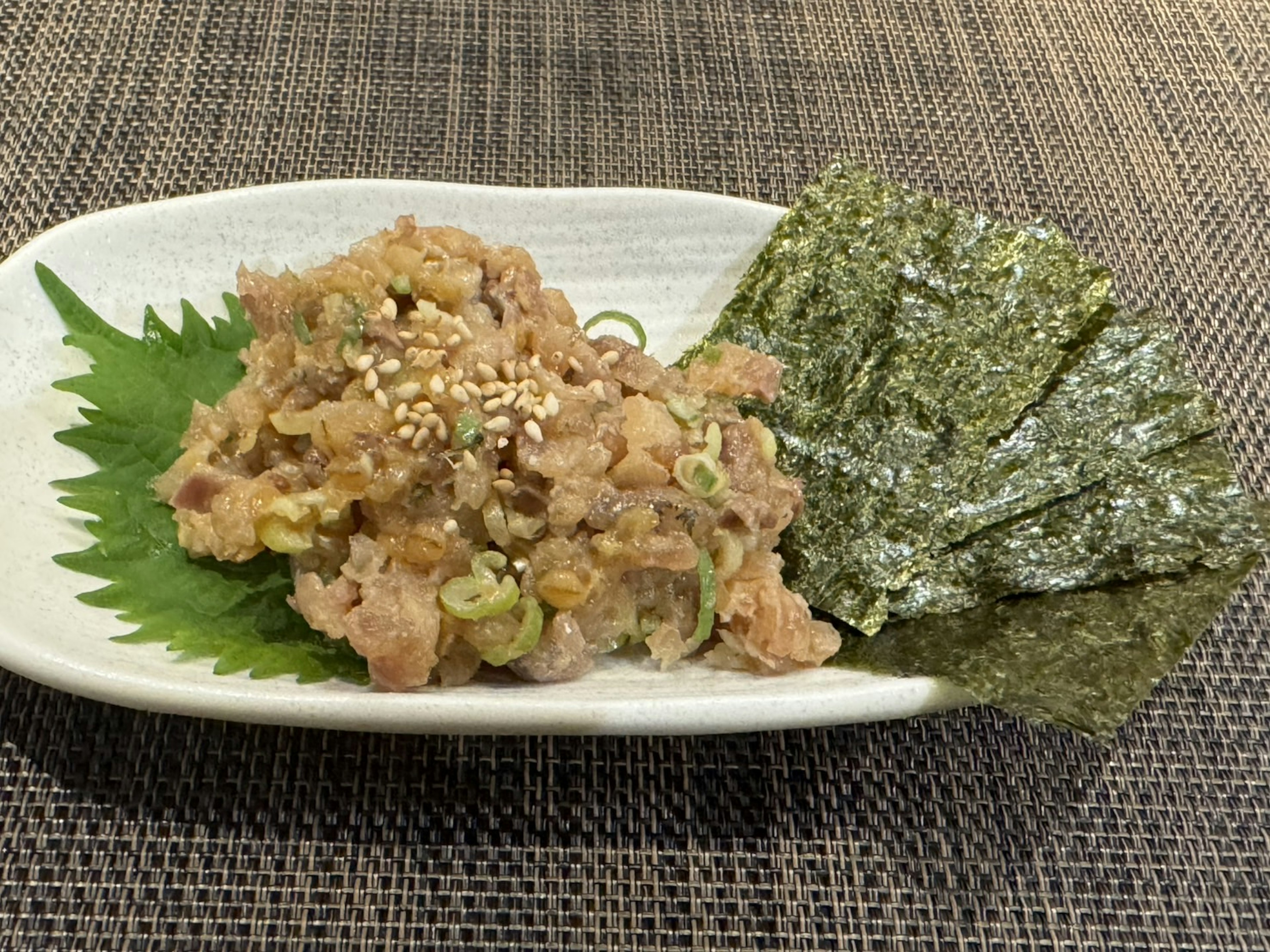 特製味噌の鯵なめろう