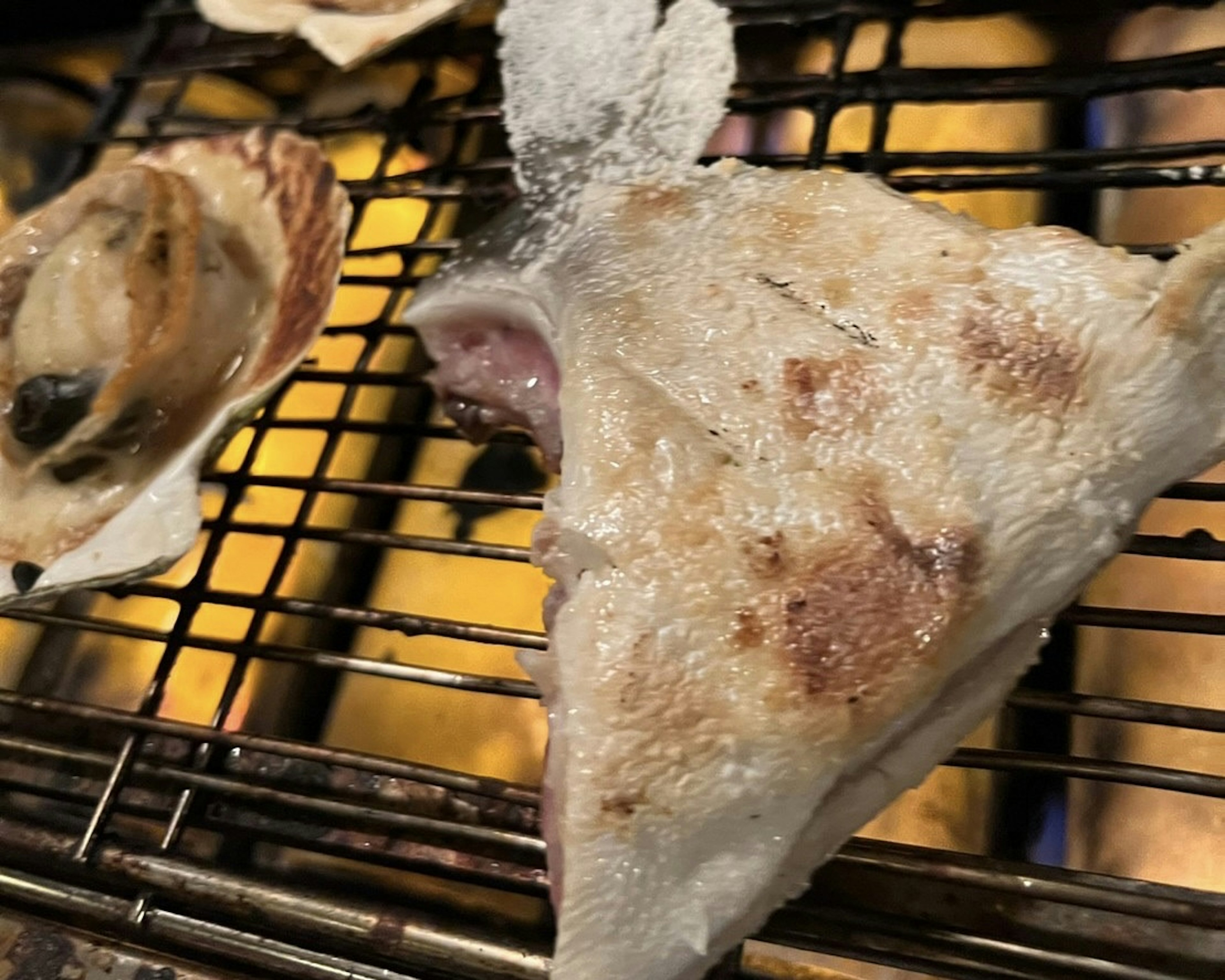 Grilled yellowtail collar