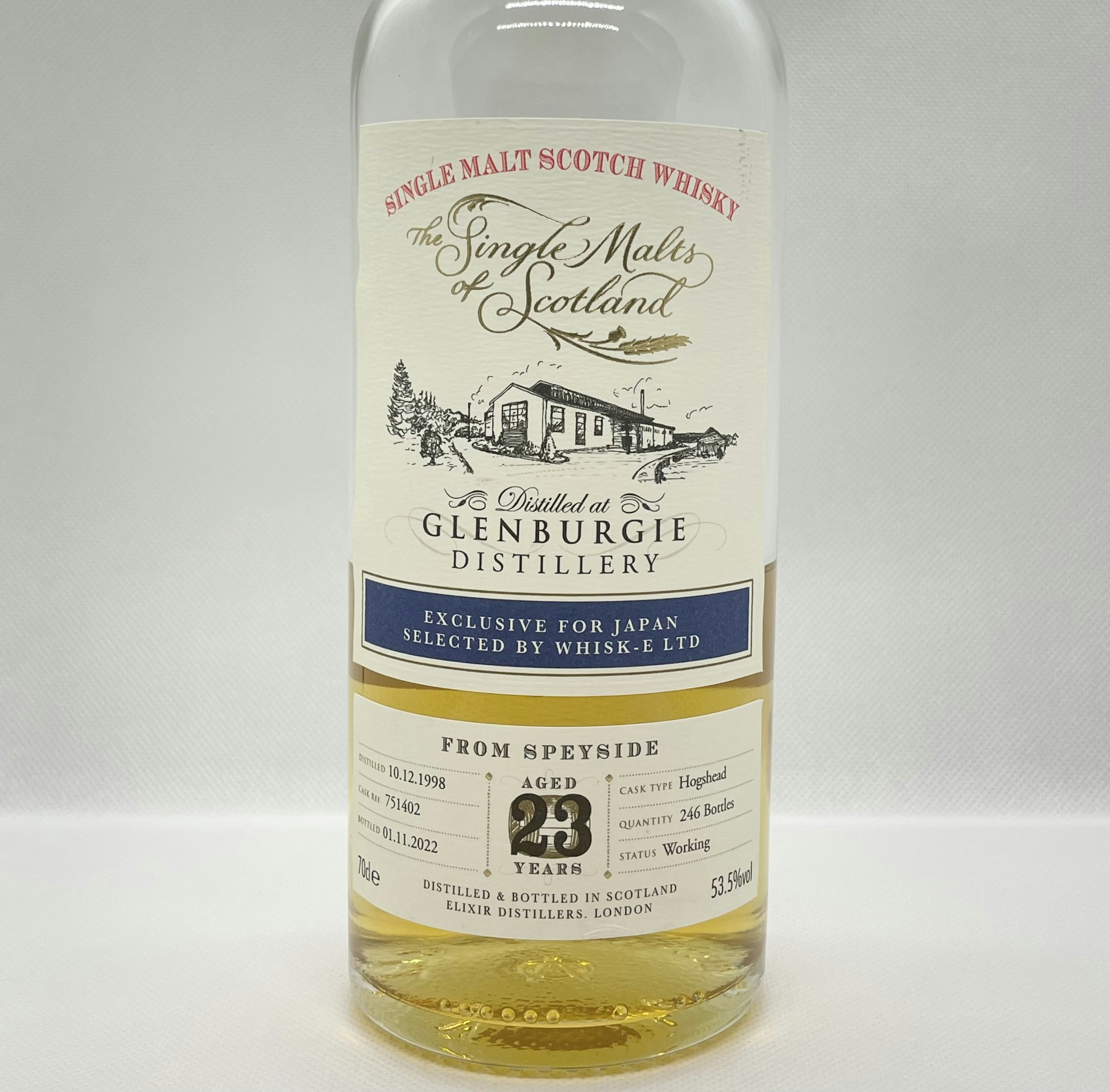 The Single Malts of Scotland グレンバーギー 23年 1998