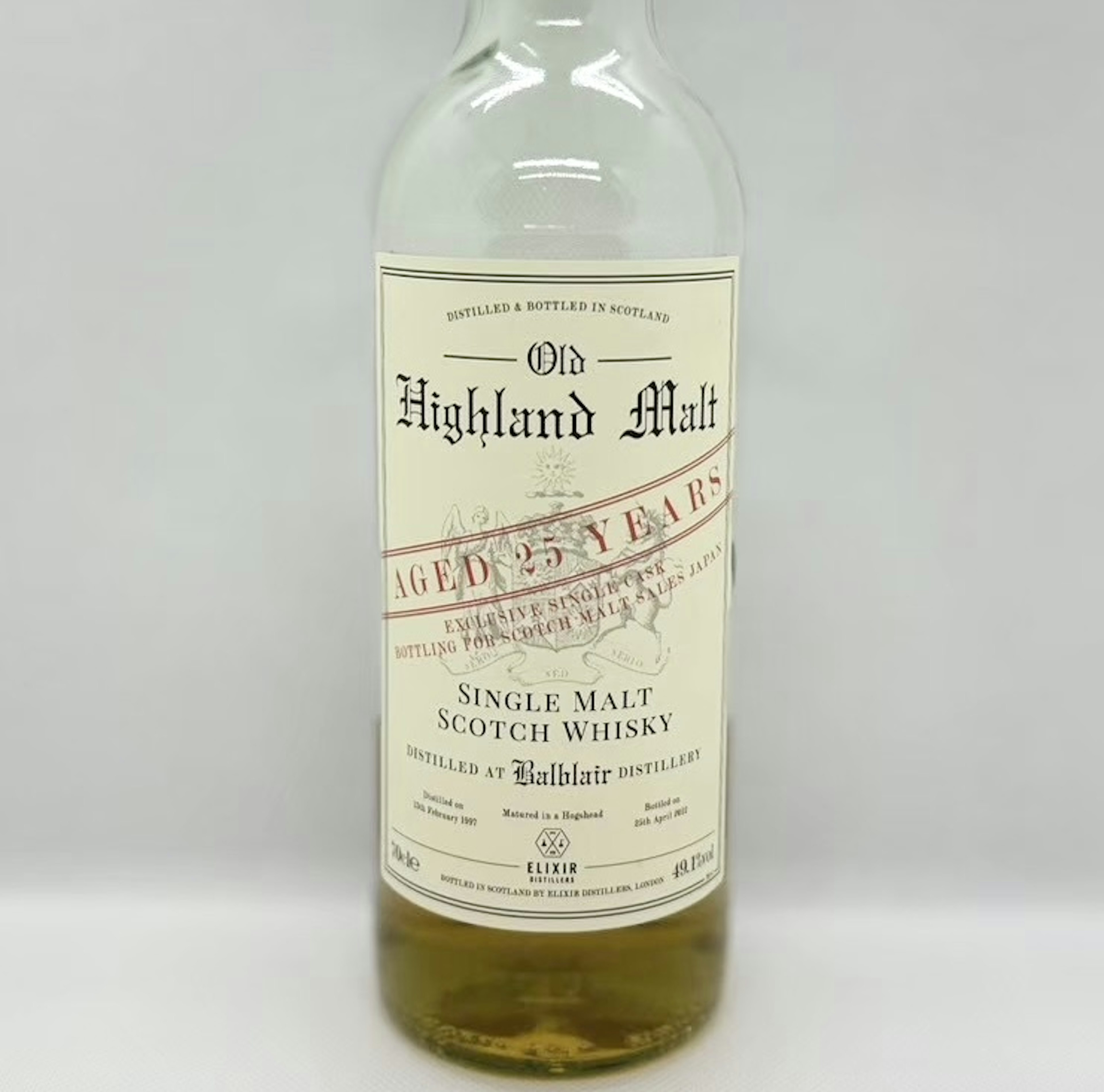 Old Highland Malt バルブレア 25年 1997