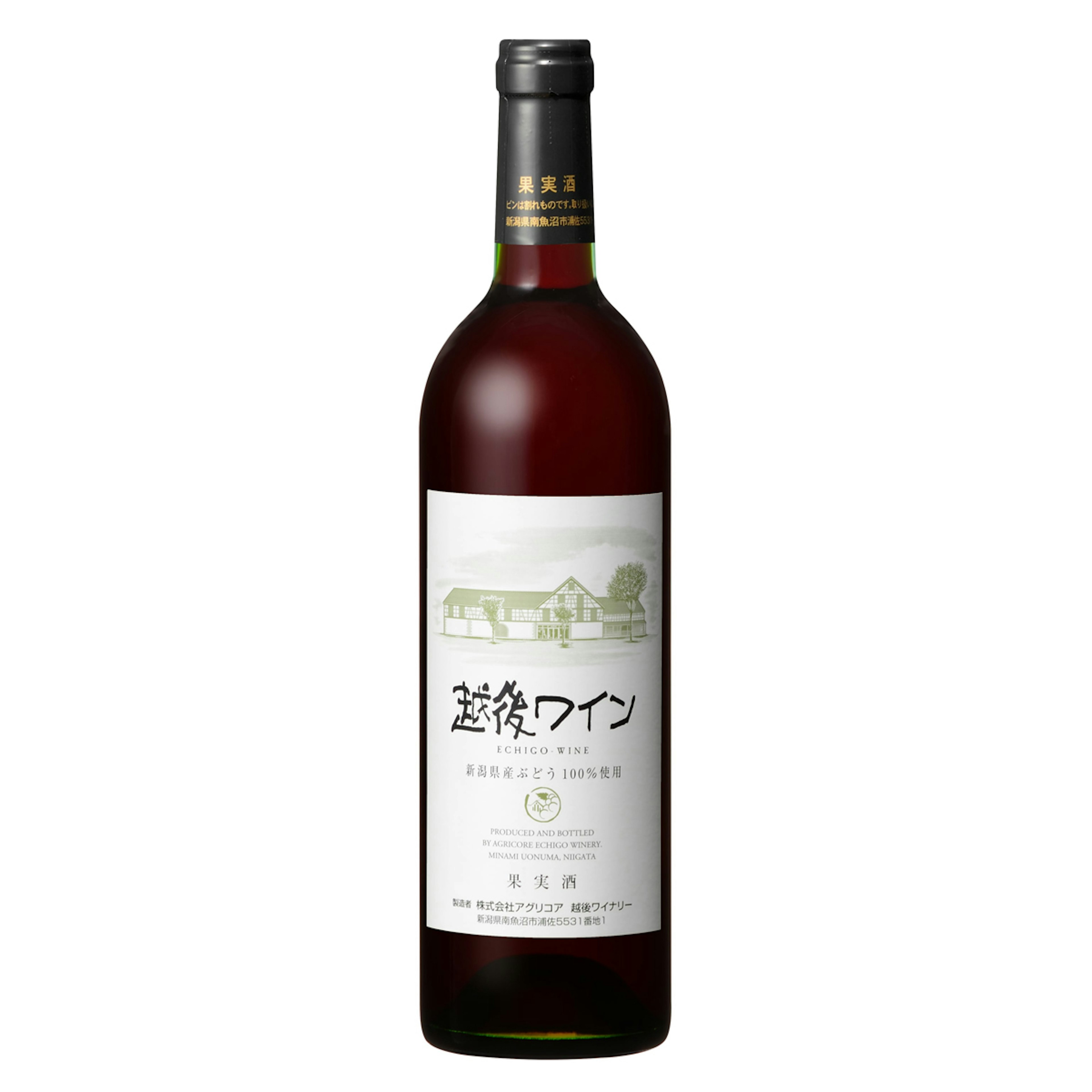 新潟県産ワイン　フルボトル　720ml