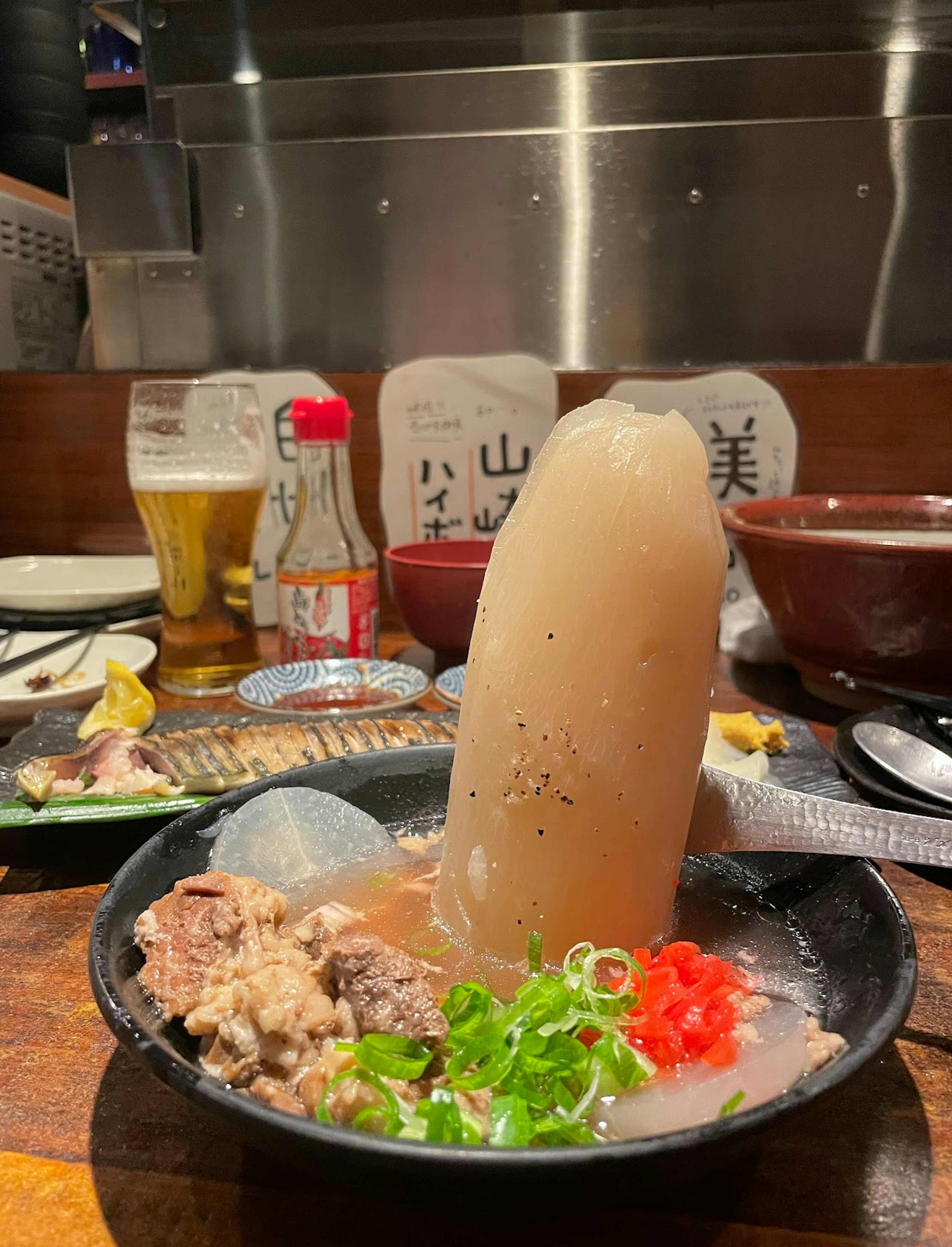 Stewed beef tendon & Daikon radish