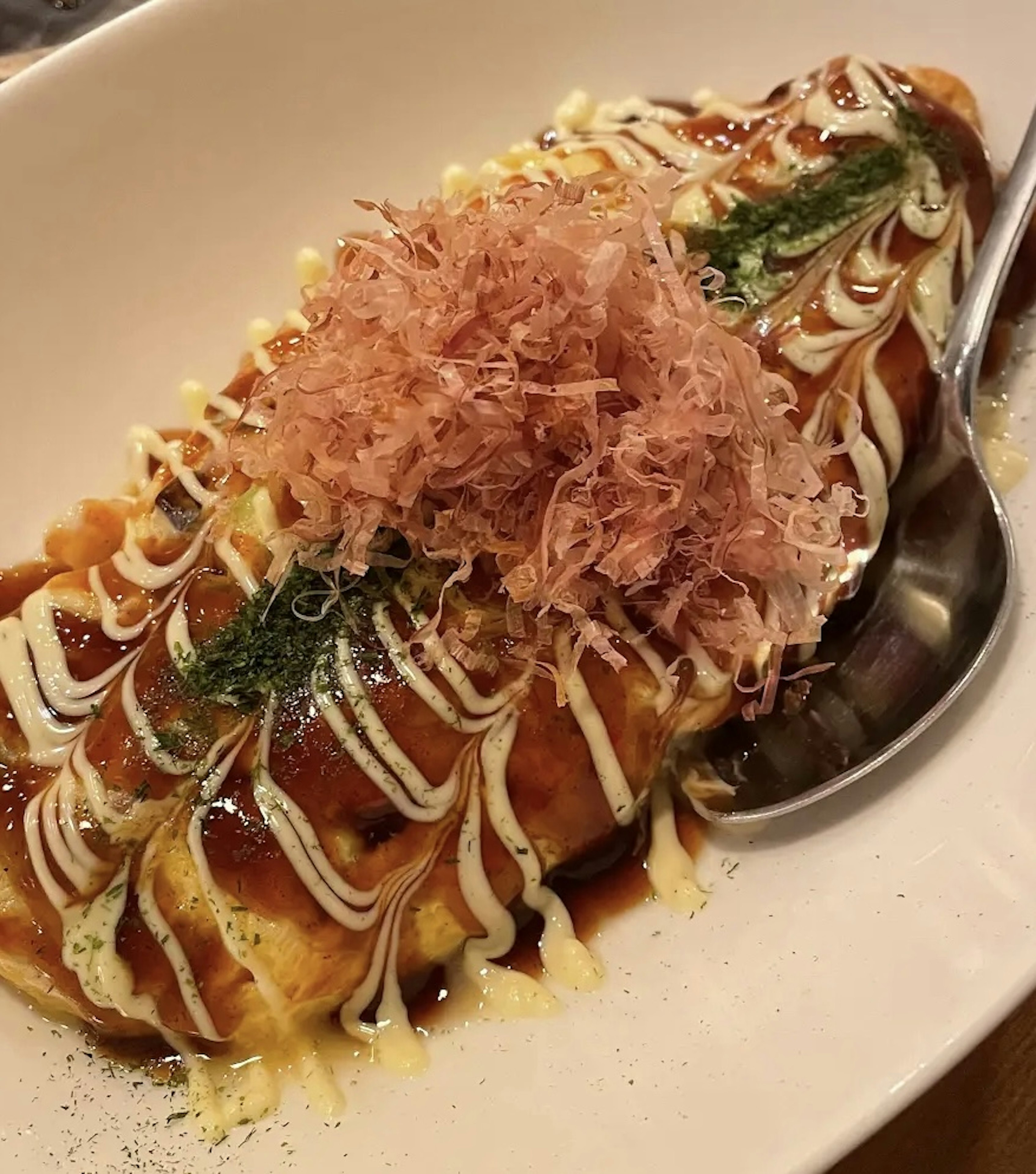 Octopus omelet