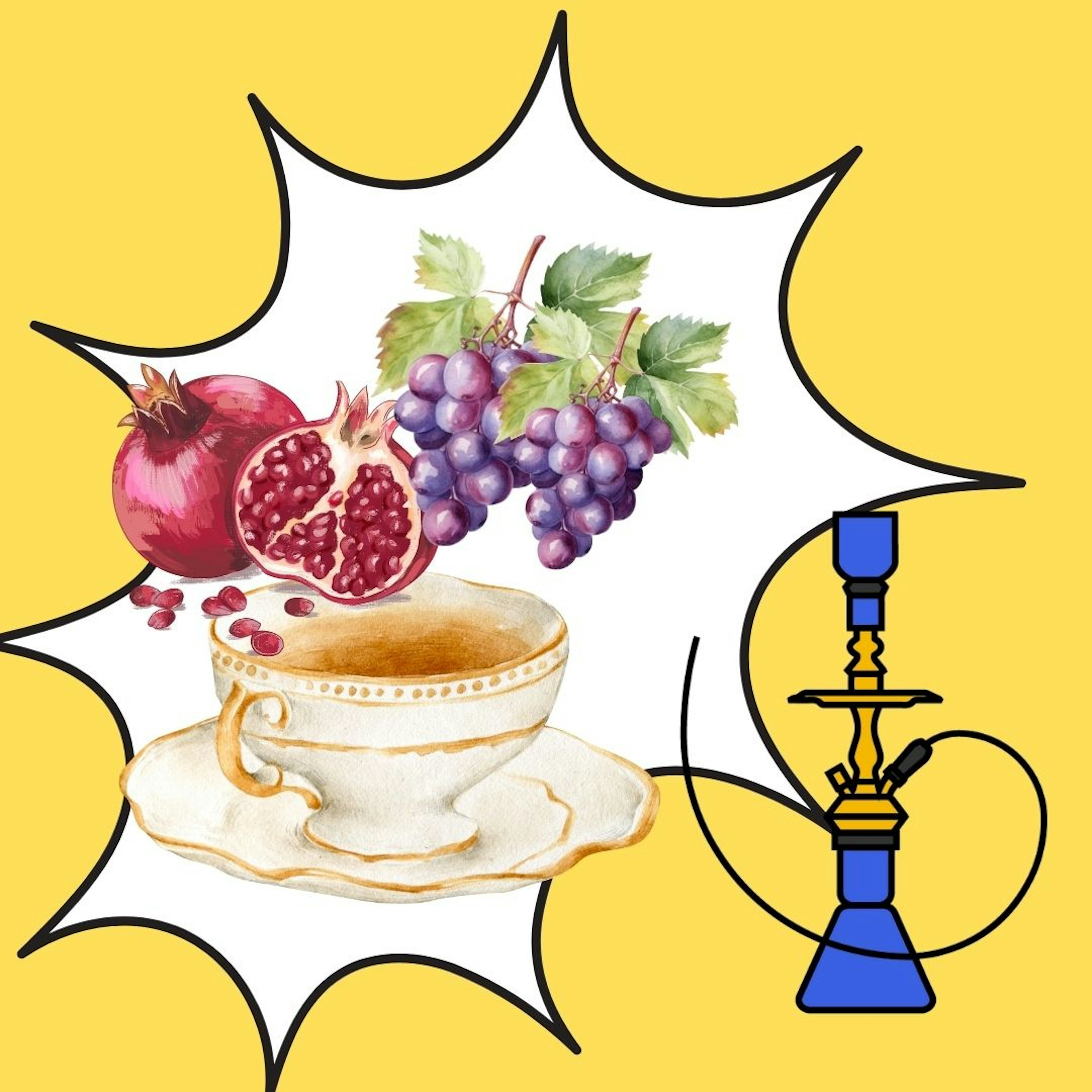 【シーシャ】ミッドナイトエレガンス /Seasonal shisha２