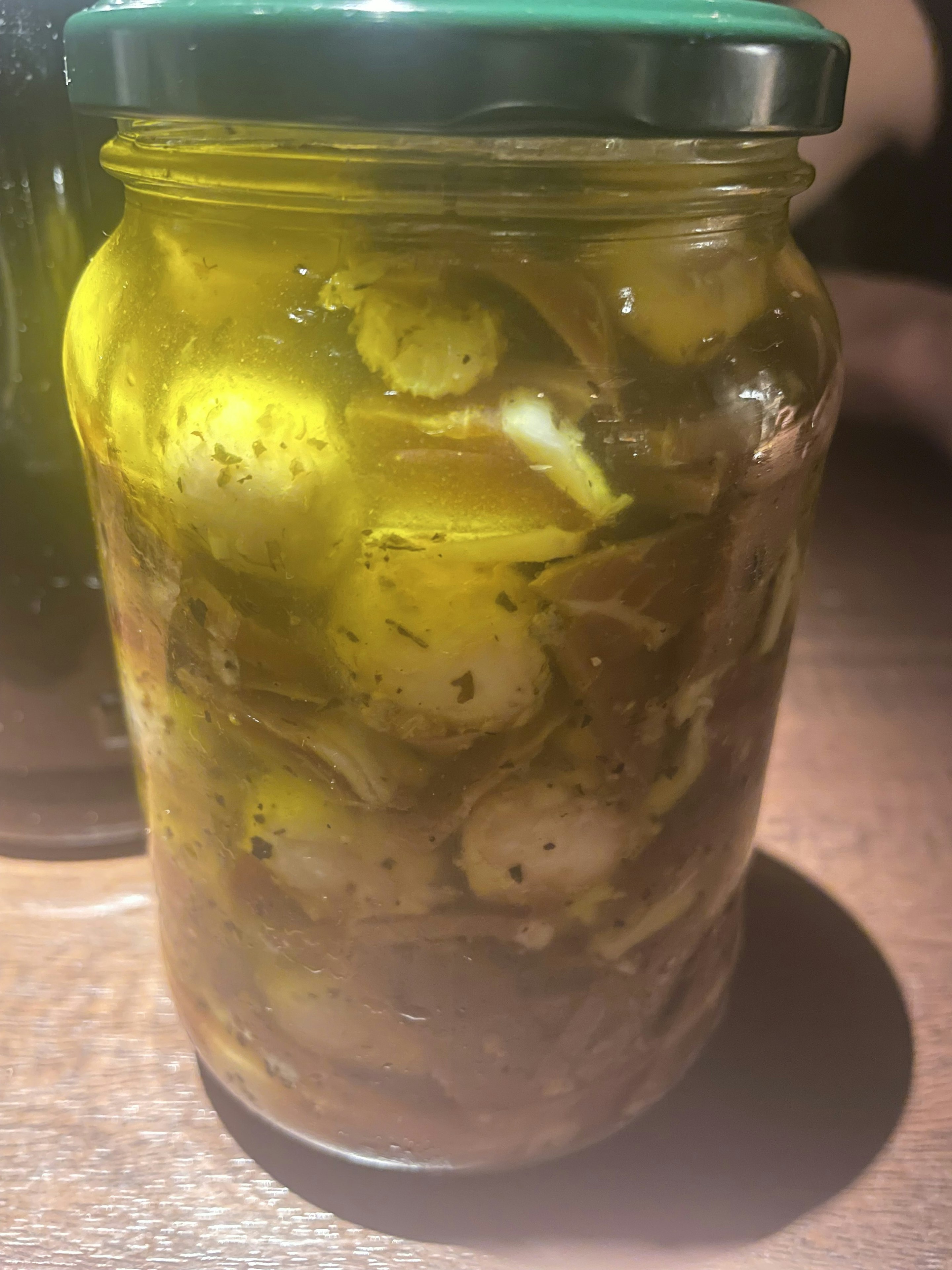 モッツァレラと生ハムのオリーブオイルと白だし漬け