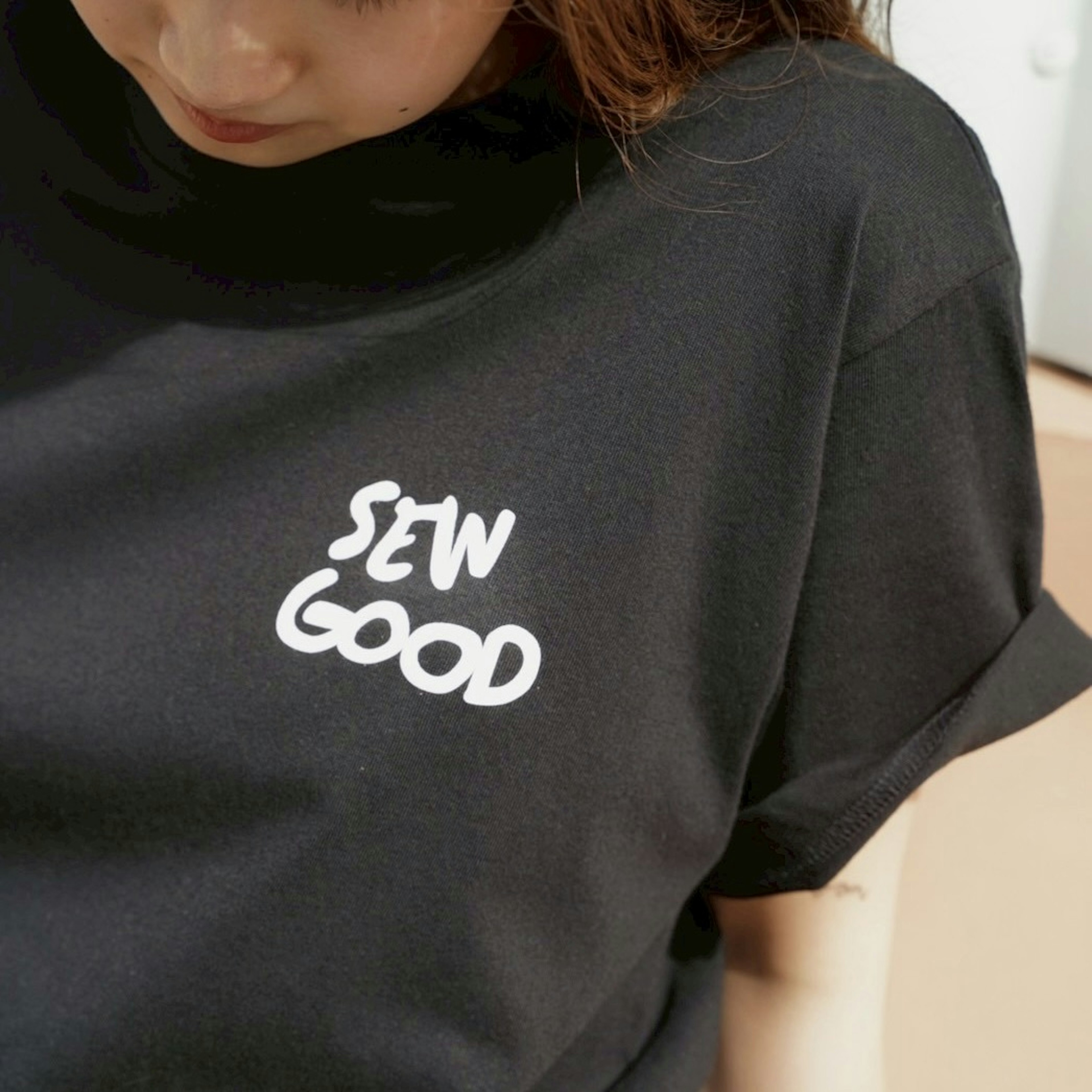 sew Lettering T-shirt