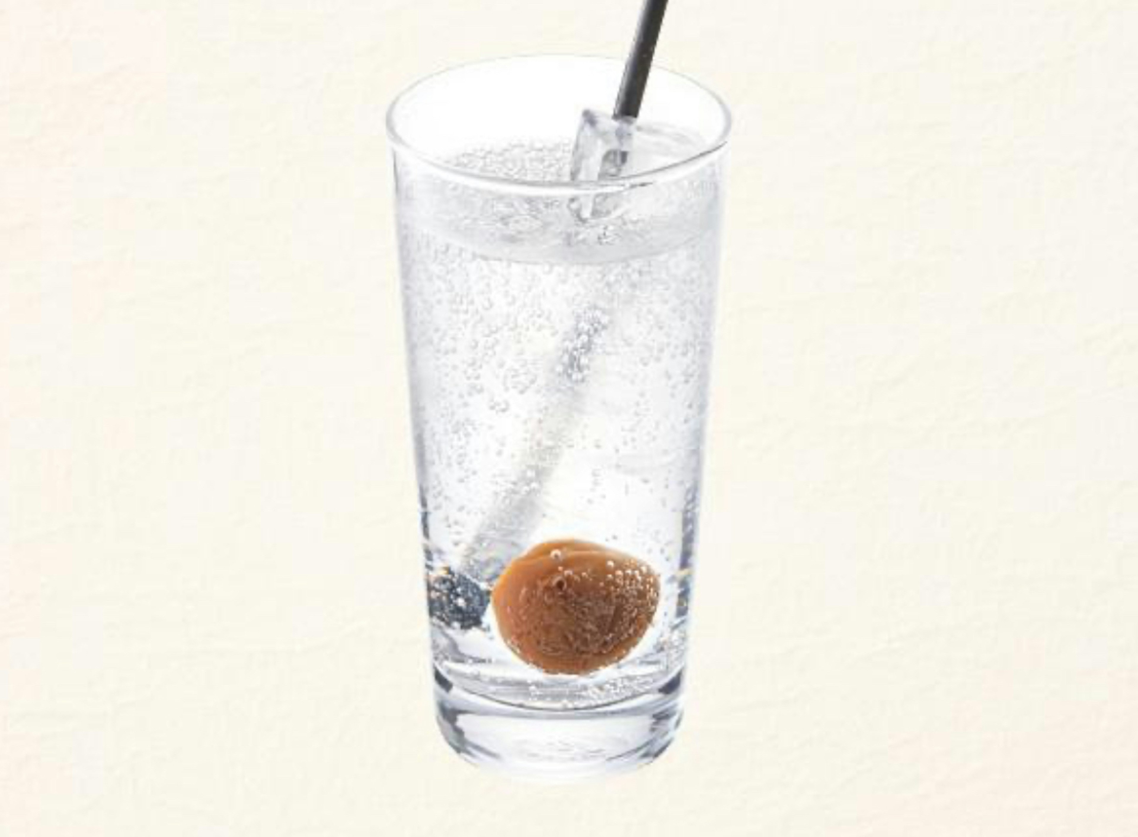 Pickled plum,shochu with soda