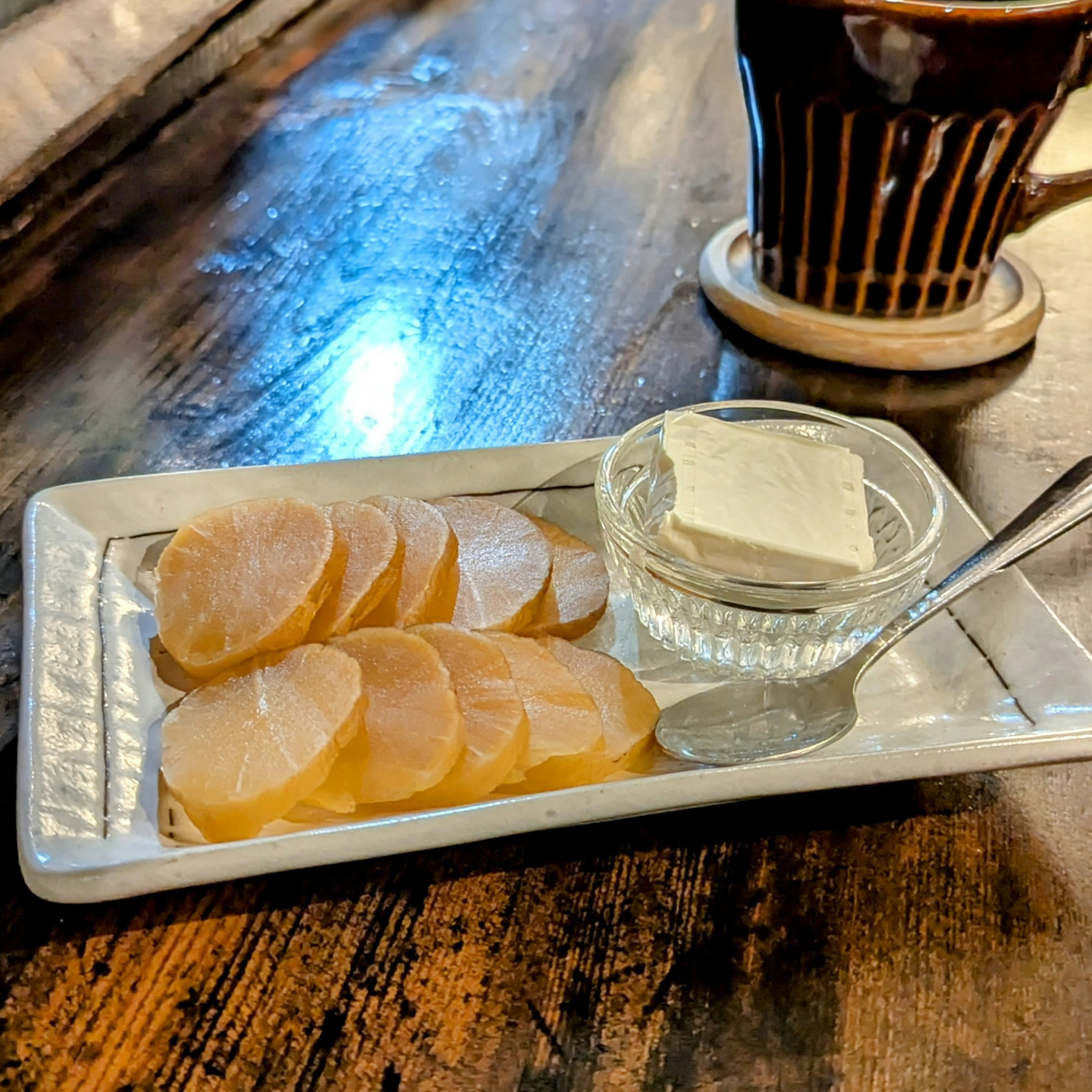 いぶりがっことクリームチーズ