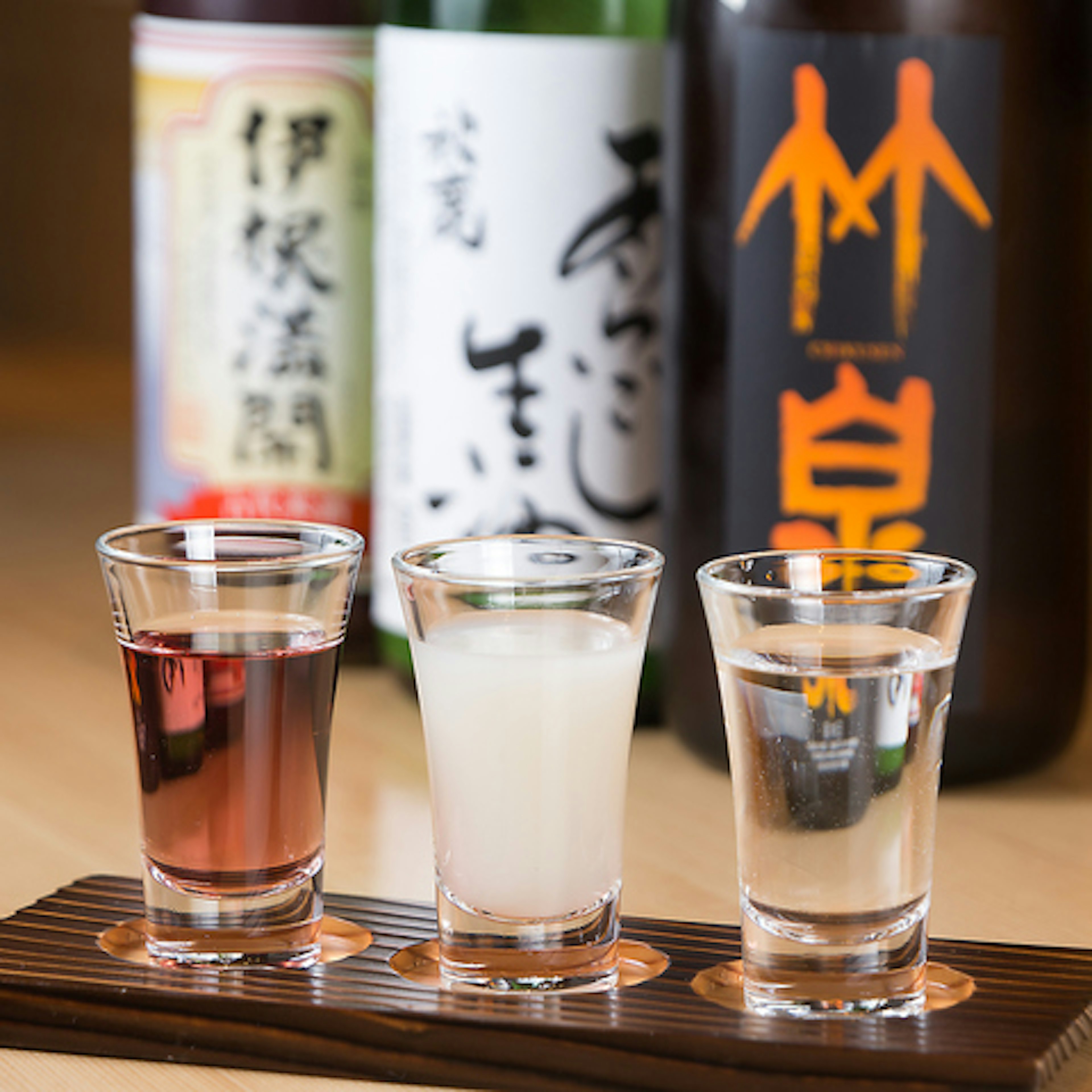 Daiginjo Sake Flinght [Comparing 3 kinds]