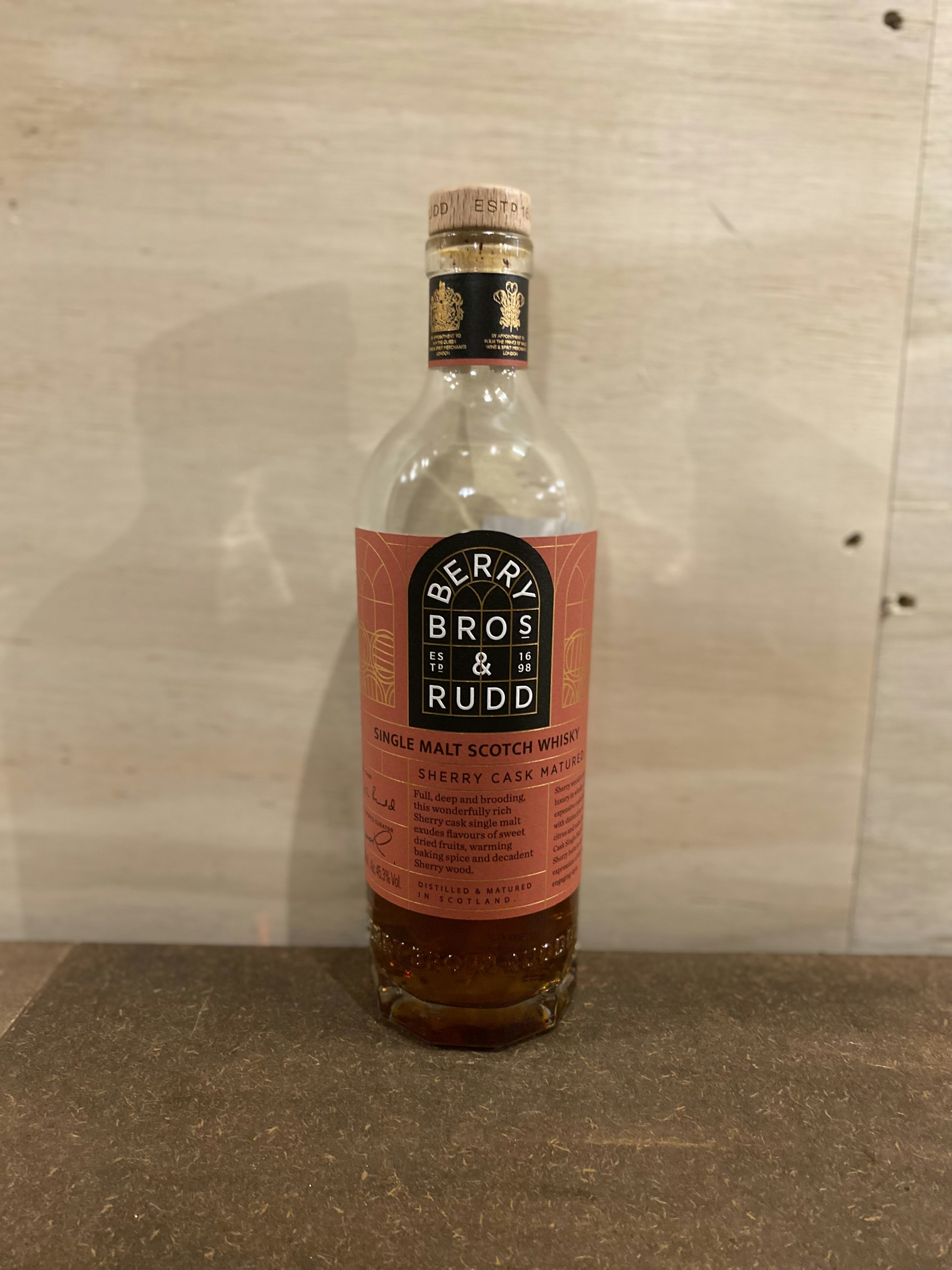 BERRY BROS&RUDD SHERRY CASK