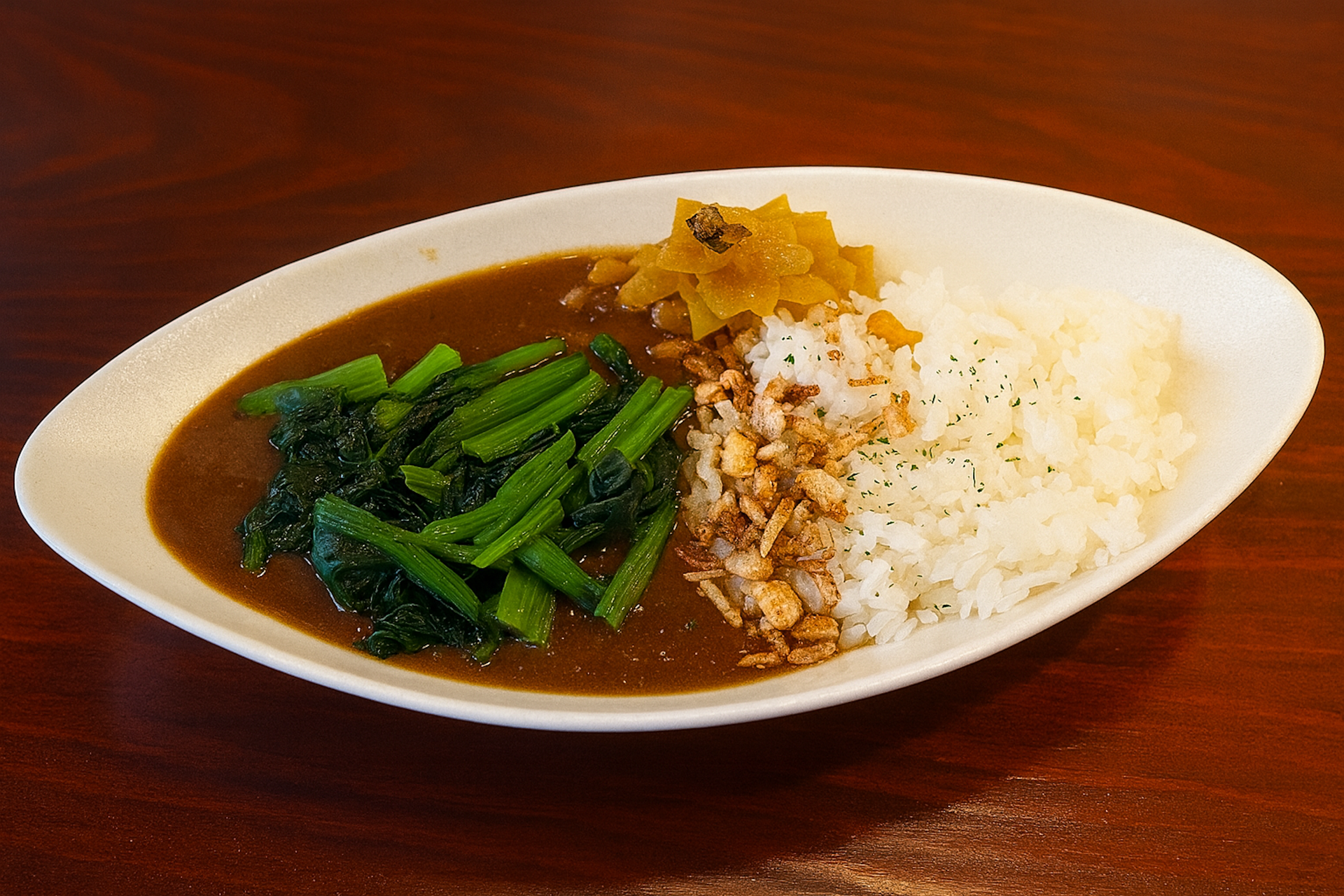 ラムほうれん草カレー