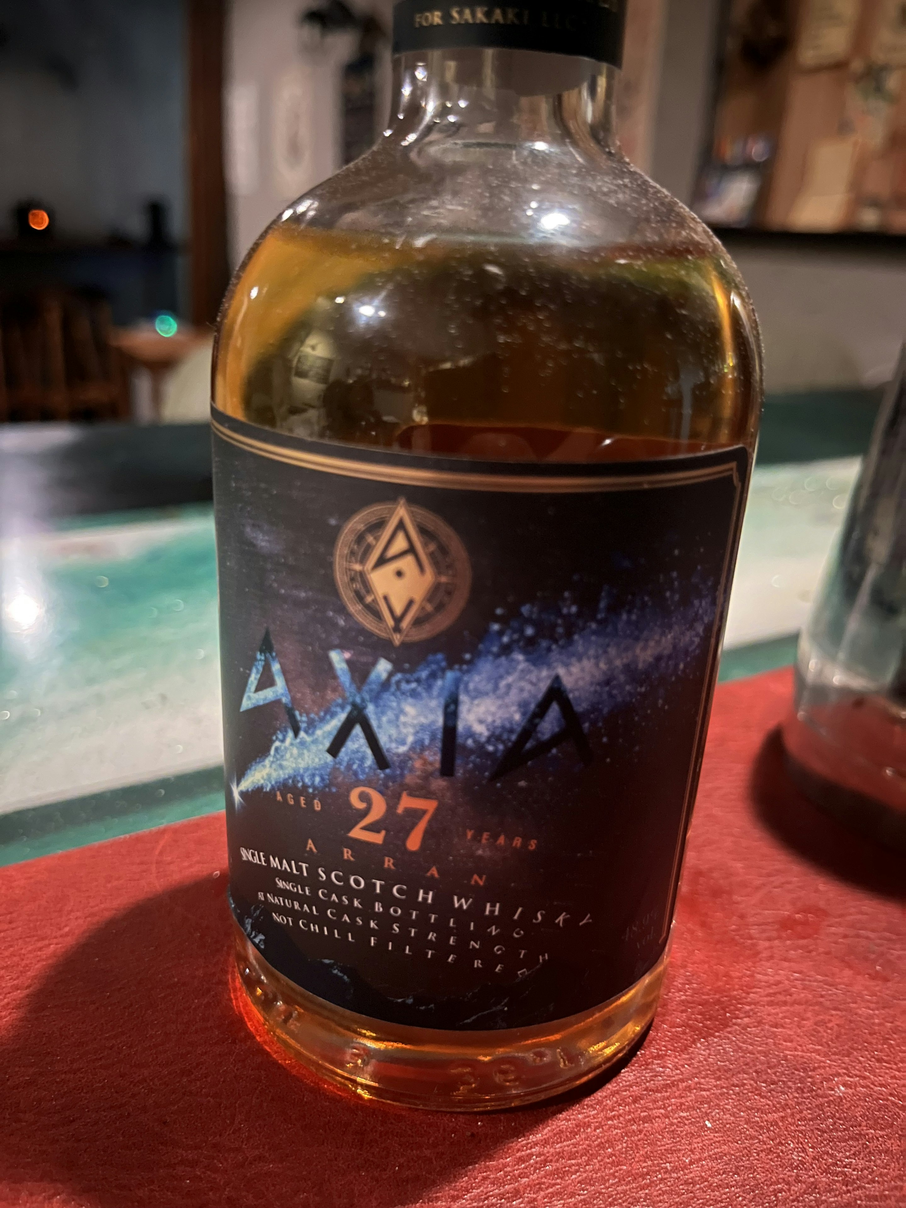 アラン27年　AXIA bourbon firkin