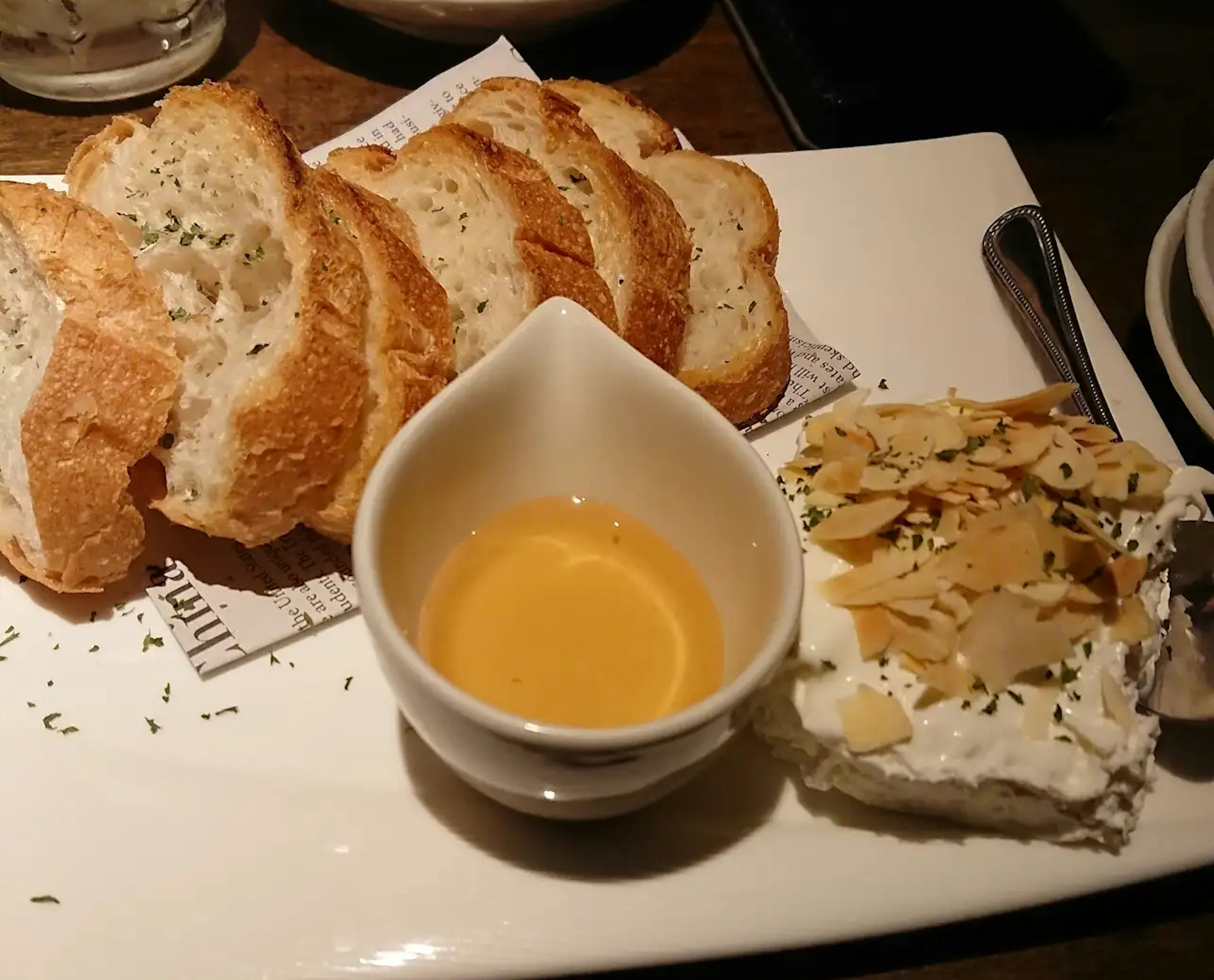 Cheese tofu with honey