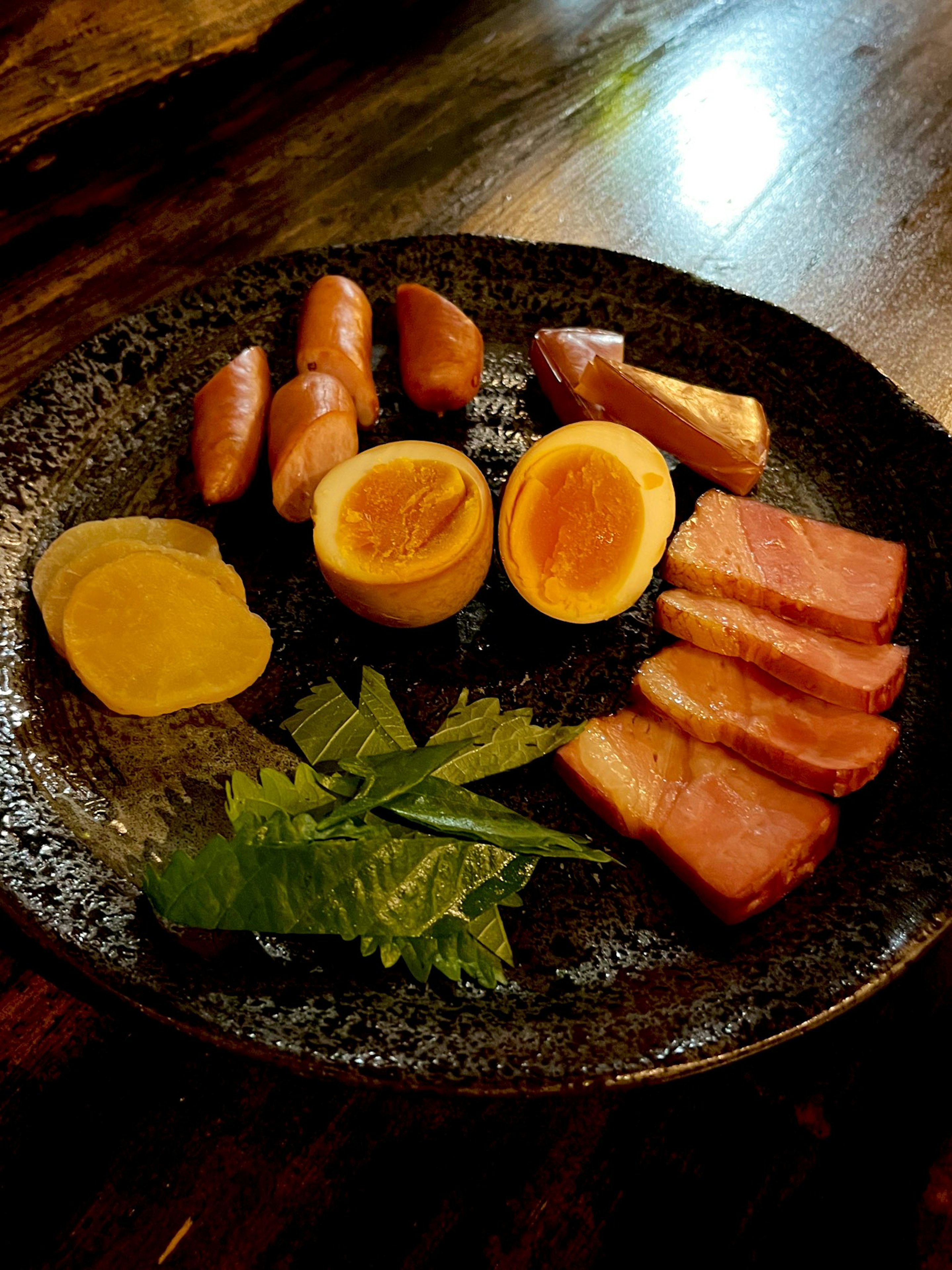 燻製の盛り合わせ